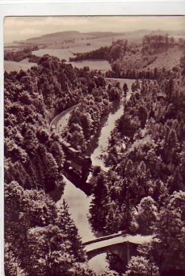 Wolkenstein Erzgebirge Eisenbahn 1964