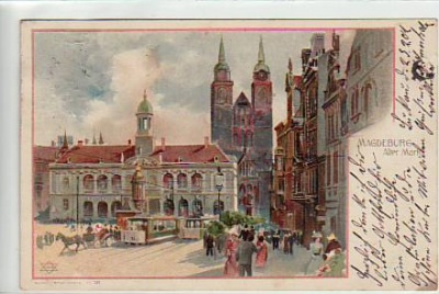 Magdeburg Alter Markt 1901