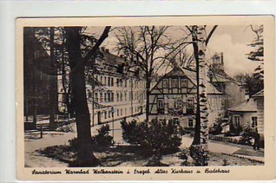 Warmbad Wolkenstein Erzgebirge Kurhaus 1956