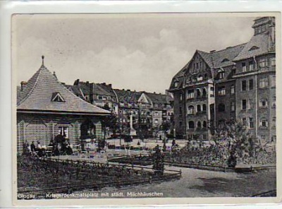 Glogau Schlesien Kriegerdenkmalplatz 1931