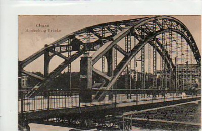 Glogau Schlesien Hindenburg-Brücke 1920