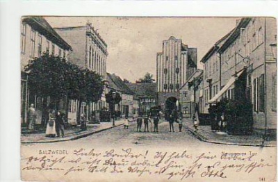 Salzwedel in der Altmark Neuperver Tor 1905