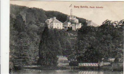 Burg Schlitz Mecklenburger Schweiz bei Teterow,Hohen Demzin 1915