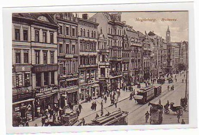 Magdeburg  Breiteweg, Strassenbahn