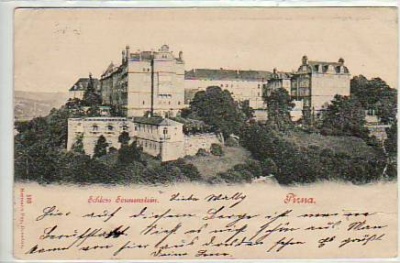 Pirna an der Elbe Schloss Sonnenstein 1900