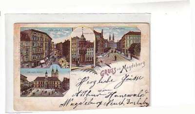 Magdeburg Litho 1899