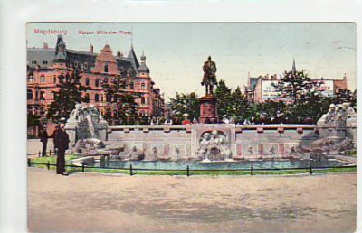 Magdeburg Kaiser Wilhelm Platz 1911