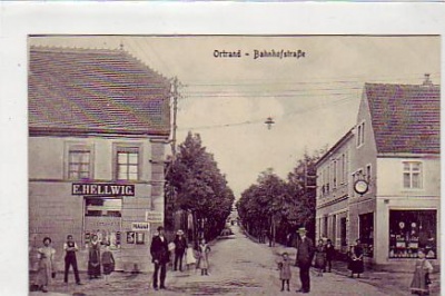 Ortrand Bahnhofstrasse ca 1915