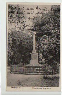 Zörbig Kriegerdenkmal 1927
