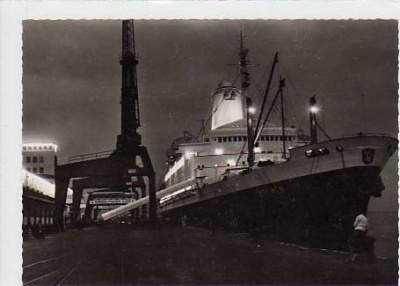 Bremerhaven Ozeandampfer Bremen ca 1965