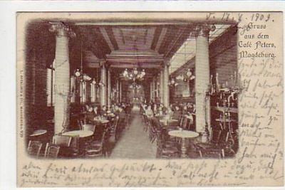 Magdeburg Cafe Peters 1903