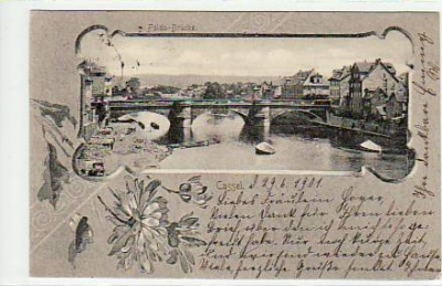 Kassel Fulda Brücke 1901