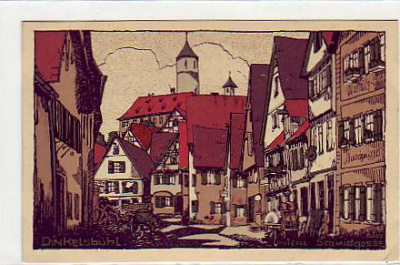 Dinkelsbühl Steindruck ca 1925