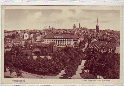 Remscheid vom Bismarckturm 1930