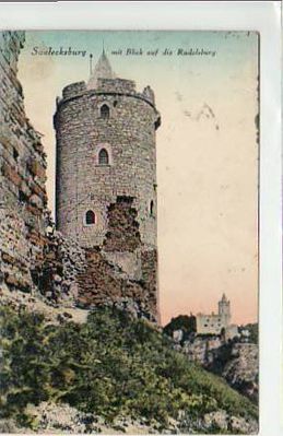 Runie Saaleck und Dorf,Rudelsburg bei Naumburg 1931