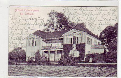 Heinrichsruh bei Schleiz Schloss 1910