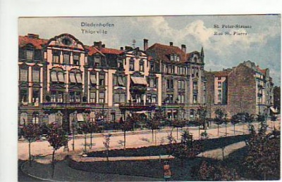 Diedenhofen Frankreich Thiorville St.Peter-Strasse ca 1915