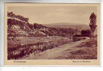 Witzenhausen Blick auf die Weinberge ca 1925