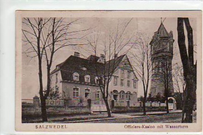 Salzwedel in der Altmark Kasino und Wasserturm 1924