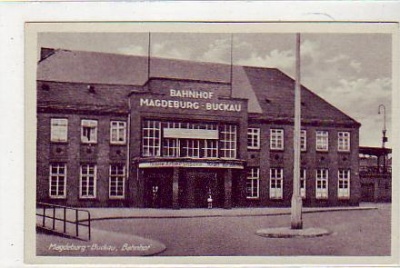 Magdeburg Buckau Bahnhof 1953