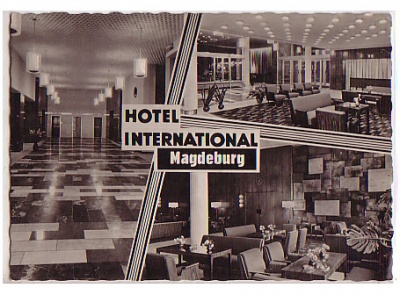 Magdeburg , Hotel International 1965