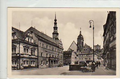 Pirna an der Elbe Markt 1956