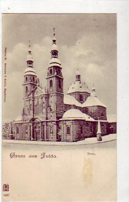 Fulda Dom im Winter ca 1900